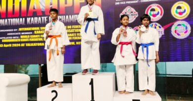 ऑर्किड स्कूल की छात्रा सान्वी ने इंडिया ओपन इंटरनेशनल जिउ जित्सु चैंपियनशिप में स्वर्ण पदक जीता